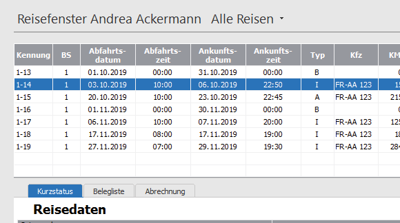 Lexware Reisekosten Beispiel